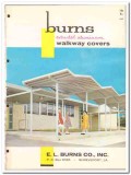 E L Burns Company 1962 Vintage Catalog Walkway Cover Extruded Aluminum E L Burns Company 1962 Vintage Catalog Walkway Cover Extruded Aluminum