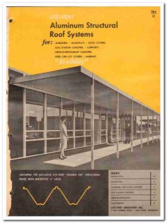 Lite-Vent Industries Inc 1962 Vintage Catalog Roof Aluminum Structural Lite-Vent Industries Inc 1962 Vintage Catalog Roof Aluminum Structural