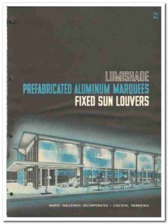 Mapes Industries Inc 1962 Vintage Catalog Lumishade Marquee Sun Louver Mapes Industries Inc 1962 Vintage Catalog Lumishade Marquee Sun Louver