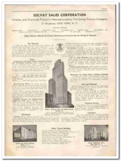 Solvay Sales Corp 1933 Vintage Catalog Concrete Chemical Curing Solvay Sales Corp 1933 Vintage Catalog Concrete Chemical Curing