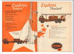 Cabot Shops Inc 1959 Vintage Ad Oil Franks Explorer Rocket Cruiser