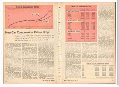 new-car compression ratios drop 1959 first decline vintage article