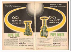 Ohio Injector Company 1959 Vintage Ad Gate Valves Major Break-Through