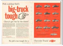 chevrolet 1959 big truck tough fleetside stepside pickup vintage ad