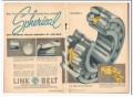 Link-Belt Company 1959 Vintage Ad Features Spherical Roller Bearing Link-Belt Company 1959 Vintage Ad Features Spherical Roller Bearing