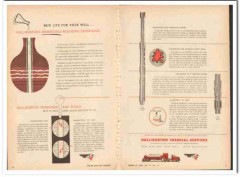 Halliburton Oil Well Cementing Company 1959 Vintage Ad Acidizing