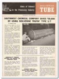 Calumet Hecla Inc 1959 Vintage Ad Oil Wolverine Tube Heat Exchanger