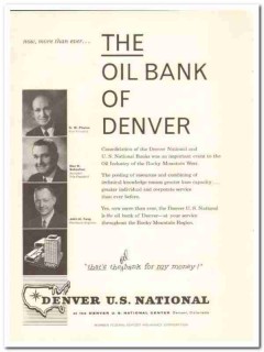 denver u.s. national bank 1959 phelan sebastian ferry oil vintage ad denver u.s. national bank 1959 phelan sebastian ferry oil vintage ad
