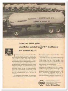 e brooke matlack inc 1959 butler mfg company steel tanker vintage ad