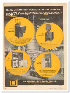 electric controller mfg company 1959 exactly right starter vintage ad