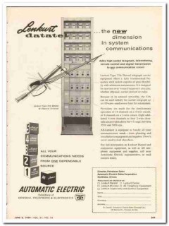general telephone electronics 1959 23a lenkurt datatel vintage ad general telephone electronics 1959 23a lenkurt datatel vintage ad