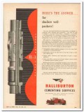 Halliburton Oil Well Cementing Company 1959 Vintage Ad Shallow Well R3 Halliburton Oil Well Cementing Company 1959 Vintage Ad Shallow Well R3