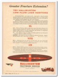Halliburton Oil Well Cementing Company 1959 Vintage Ad Low Fluid Loss Halliburton Oil Well Cementing Company 1959 Vintage Ad Low Fluid Loss