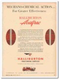 Halliburton Oil Well Cementing Company 1959 Vintage Ad Acidfrac Action