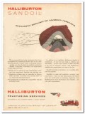 Halliburton Oil Well Cementing Company 1959 Vintage Ad Sandoil Frac Halliburton Oil Well Cementing Company 1959 Vintage Ad Sandoil Frac