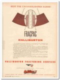 Halliburton Oil Well Cementing Company 1959 Vintage Ad Fracpac Sands Halliburton Oil Well Cementing Company 1959 Vintage Ad Fracpac Sands