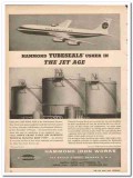Hammond Iron Works 1959 Vintage Ad Floating Roof Tanks Tubeseals Jet