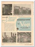 Henry Vogt Machine Company 1959 Vintage Ad Oil Custom Steam Generators