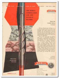 Houston Oil Field Material Company 1959 Vintage Ad Jar Keseat Reamer Houston Oil Field Material Company 1959 Vintage Ad Jar Keseat Reamer