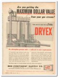 Mid-Continent Supply Company 1959 Vintage Ad Gas Stream Delta Dryex