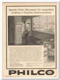 Philco Corp 1959 Vintage Ad Specify Microwave Pipeline Communication Philco Corp 1959 Vintage Ad Specify Microwave Pipeline Communication