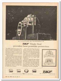 skf industries inc 1959 triple seal provide best protection vintage ad