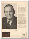 Standard Oil Company California 1955 Vintage Ad T S Petersen President