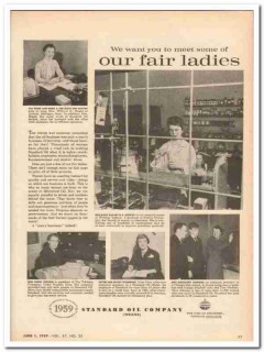 Standard Oil Company 1959 Vintage Ad Garvey Tokheim Adler Johnson Fair Standard Oil Company 1959 Vintage Ad Garvey Tokheim Adler Johnson Fair