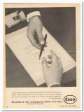 Standard Oil Company 1959 Vintage Ad MJ Rathbone Esso Respect Contract