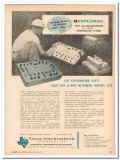 Texas Instruments Inc 1959 Vintage Ad Explorer Transistorized Seismic