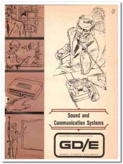 General Dynamics Electronics 1964 Vintage Catalog Sound Communications