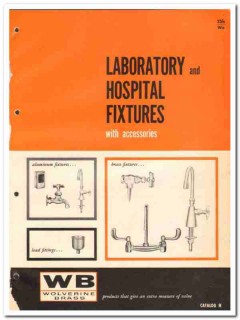 Wolverine Brass Works Inc 1964 Vintage Catalog Lab Hospital Fixtures Wolverine Brass Works Inc 1964 Vintage Catalog Lab Hospital Fixtures
