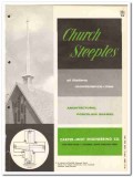 Carter-Miot Engineering Company 1964 Vintage Catalog Church Steeples