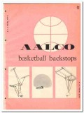 Aalco Mfg Company 1964 Vintage Catalog Basketball Backstops Equipment