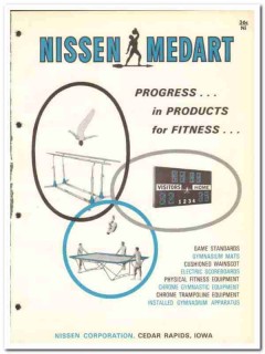 Nissen Corp 1964 Vintage Catalog Medart Fitness Products Scoreboards Nissen Corp 1964 Vintage Catalog Medart Fitness Products Scoreboards