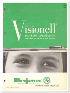 Thomas Industries Inc 1964 Vintage Catalog Chalkboards Visionell