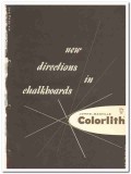 Johns-Manville 1964 Vintage Catalog Classroom Colorlith Chalkboards