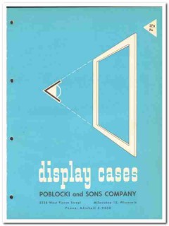 Poblocki Sons Company 1964 Vintage Catalog Display Cases Directory