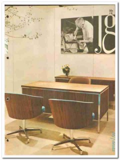 JG Furniture Company 1964 Vintage Catalog Office Desks Chairs Tables