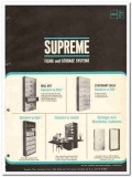 Supreme Steel Equipment Corp 1964 Vintage Catalog Filing Storage
