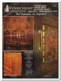 Pinecrest Inc 1982 Vintage Catalog Doors El Dorado Custom Hand-Carved