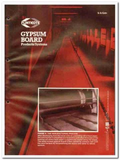 Genstar Building Materials Company 1982 Vintage Catalog Wall FlintKote