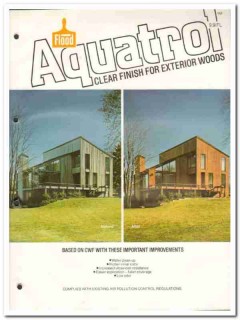 Flood Company 1982 Vintage Catalog Aquatrol Clear Finish Exterior Wood Flood Company 1982 Vintage Catalog Aquatrol Clear Finish Exterior Wood