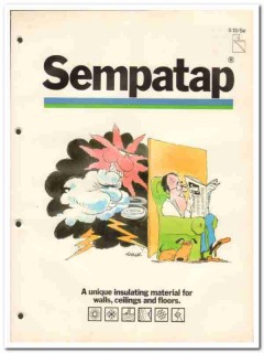 Sempatap Inc 1982 Vintage Catalog Insulation Material Walls Ceiling