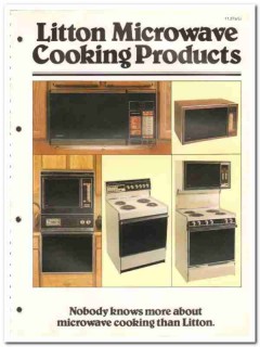Litton Systems Inc 1982 Vintage Catalog Microwave Cooking Products Litton Systems Inc 1982 Vintage Catalog Microwave Cooking Products
