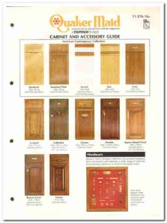 Tappan Company 1982 Vintage Catalog Kitchen Cabinets Quaker Maid Tappan Company 1982 Vintage Catalog Kitchen Cabinets Quaker Maid