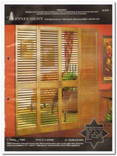 Pinecrest Inc 1982 Vintage Catalog Doors Custom Woodworking Panels Pinecrest Inc 1982 Vintage Catalog Doors Custom Woodworking Panels