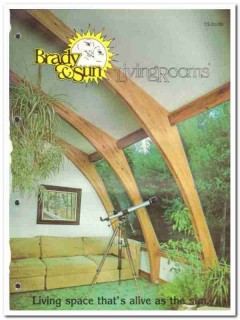 Brady Sun Livingrooms Inc 1982 Vintage Catalog Living Space Alive Sun