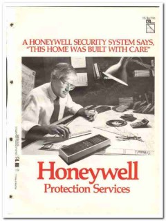 Honeywell Protection Services 1982 Vintage Catalog Home Security Alarm