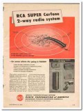 radio corporation america 1950 rca super carfone 2-way vintage ad radio corporation america 1950 rca super carfone 2-way vintage ad